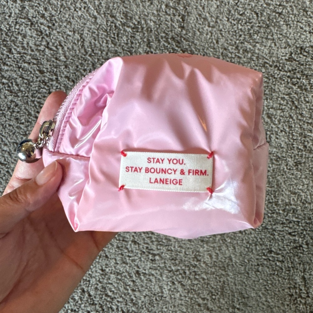 LANEIGE Glossy Pink Cosmetic Case
